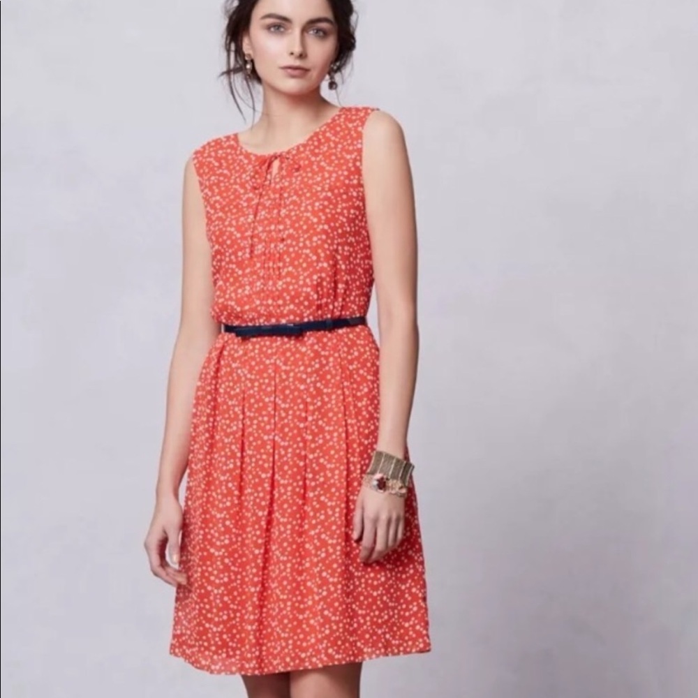 Anthropologie Karen Walker Prosecco polkadot dress